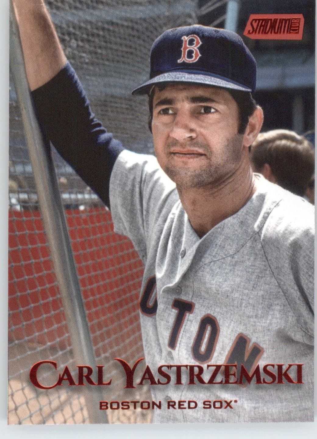 Carl Yastrzemski Red 2019 Stadium Club 2019 Stadium Club