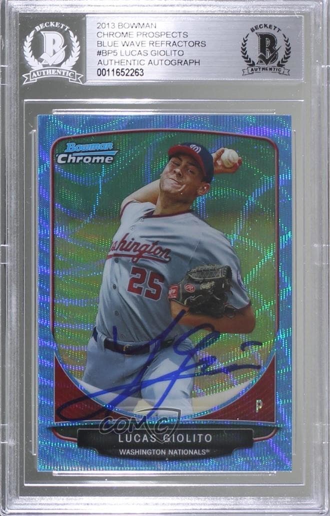 Lucas Giolito 2013 bowman