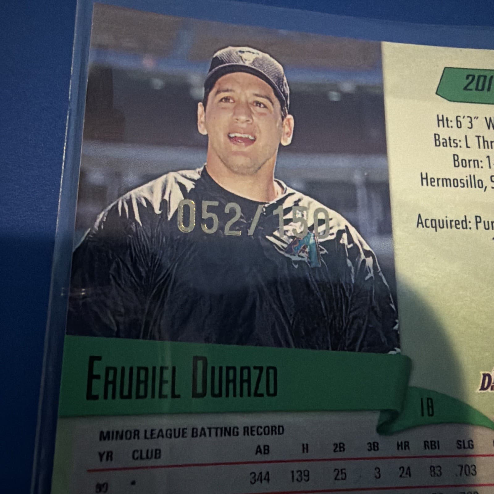Erubiel Durazo 2000 Topps Stadium Club 2000 Topps Stadium Club
