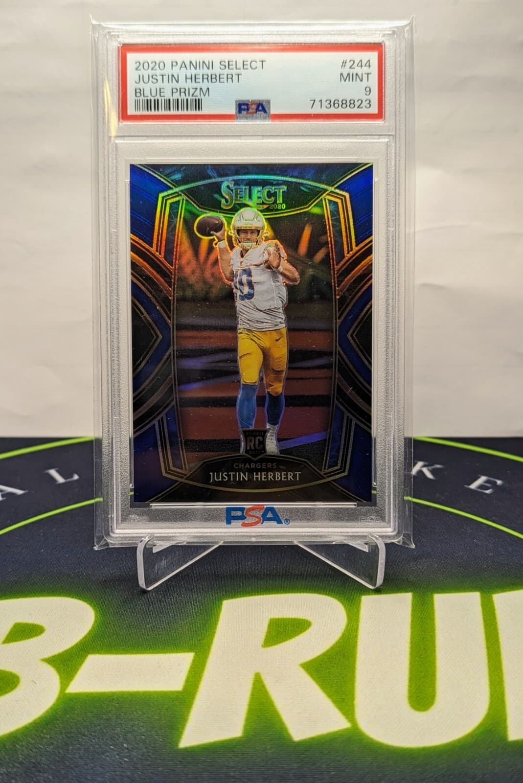 Justin Herbert Blue 2020 Panini Select 2020 Panini Select