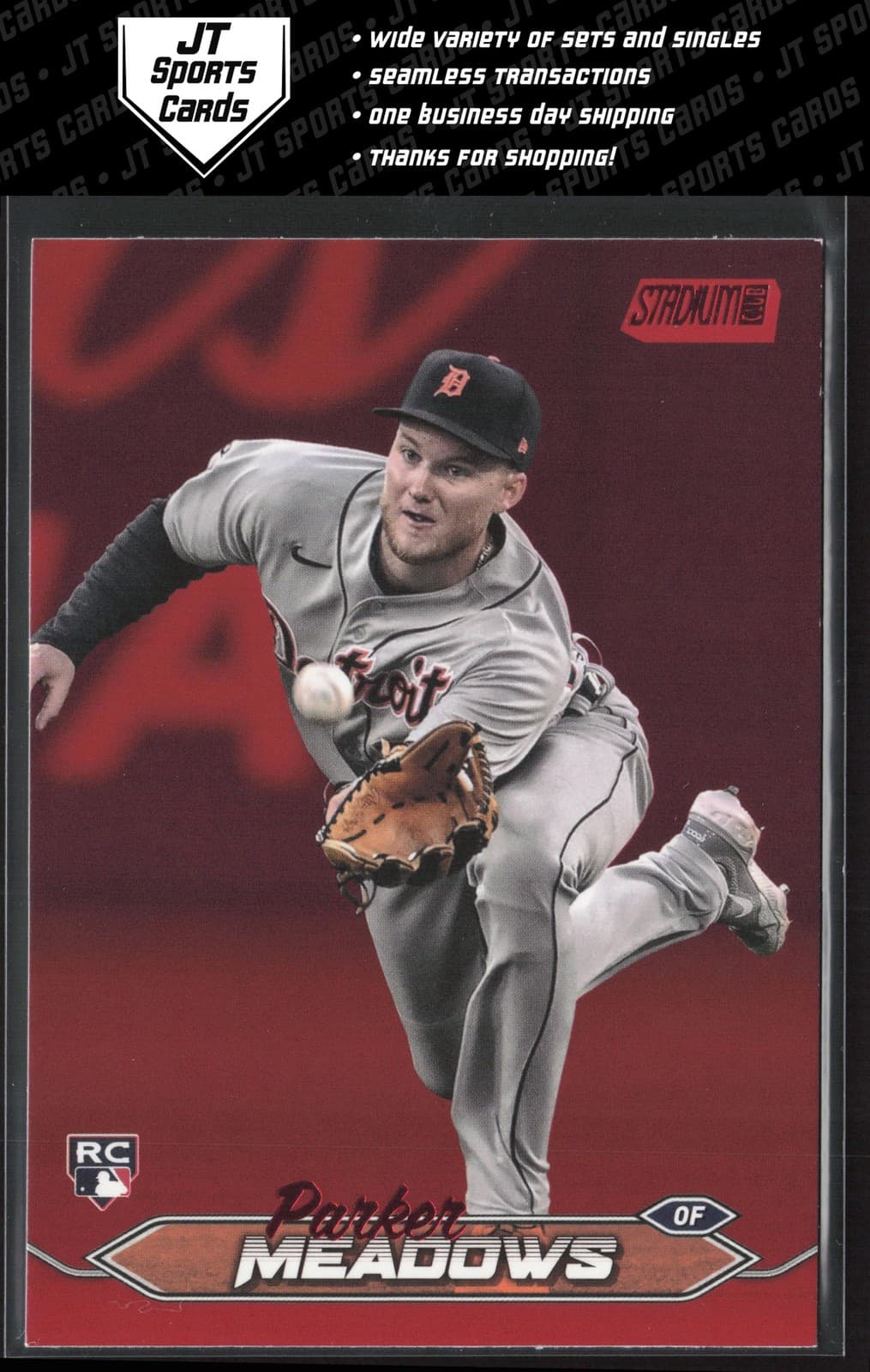 Parker Meadows 2024 Topps Stadium Club 2024 Topps Stadium Club