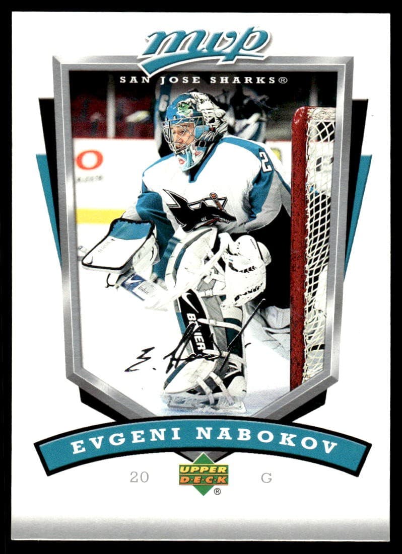 Evgeni Nabokov San 2006 Upper Deck 2006 Upper Deck