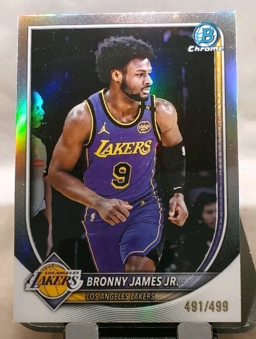 Bronny James Jr 2025 Bowman Chrome 2025 Bowman Chrome