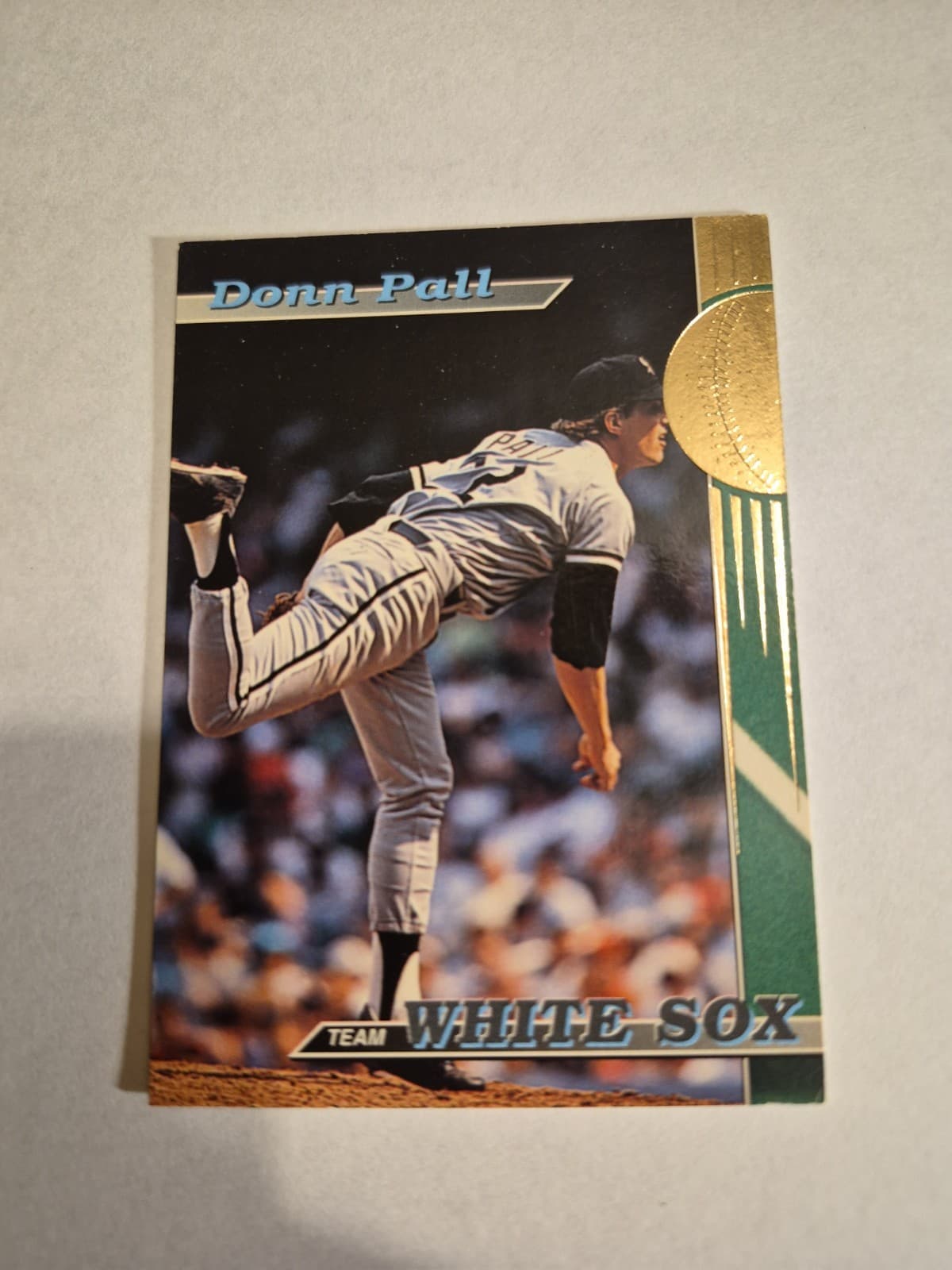 DONN PALL TEAM CHICAGO WHITE S 1993 Topps Stadium Club 1993 Topps Stadium Club