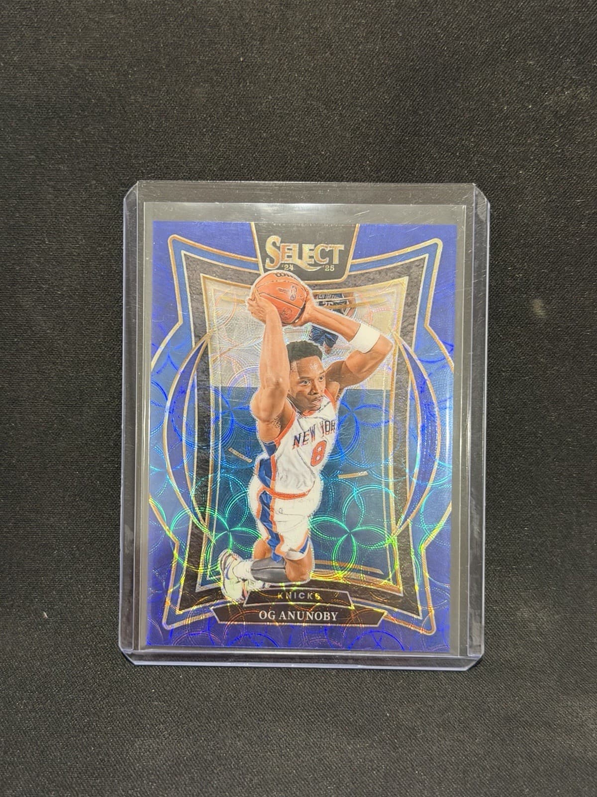 Anunoby Knicks Blue 2024 Panini Select 2024 Panini Select
