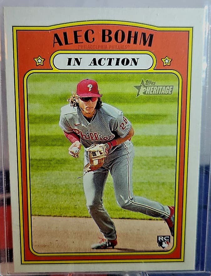In Action Alec 2021 Topps Heritage