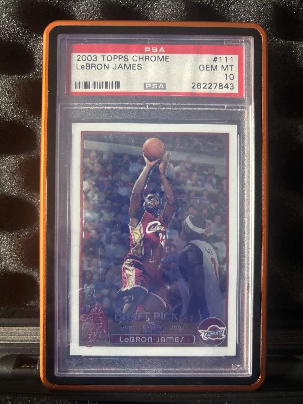 Bron James Cavs 2003 Topps Chrome