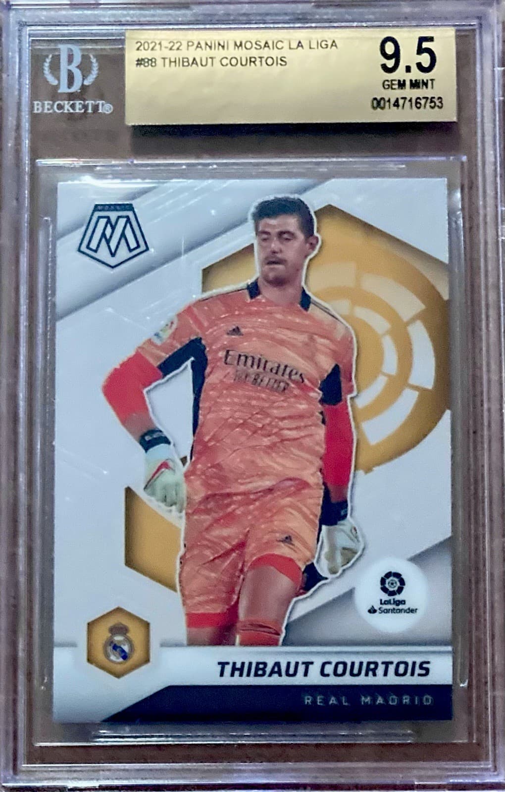 La Liga Thibaut 2021 Panini Mosaic