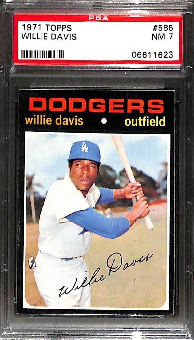Willie Davis trading card