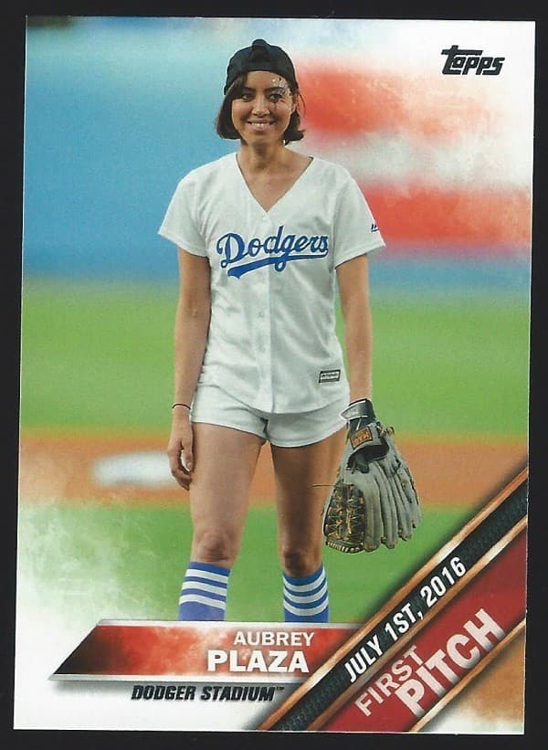 Aubrey Plaza First 2016 Topps Update
