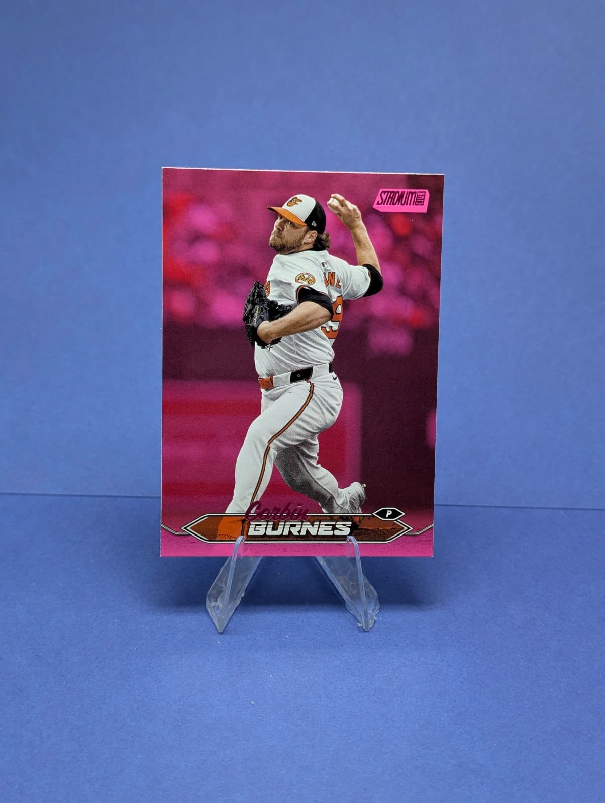 Corbin Burnes Pink 2024 Topps Stadium Club 2024 Topps Stadium Club