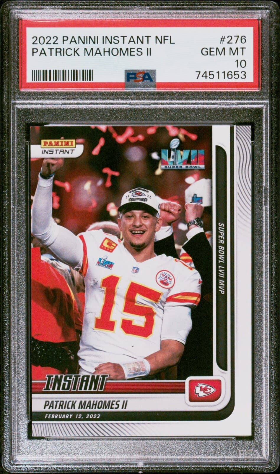 Instant Patrick Mahomes 2022 Panini 2022 Panini