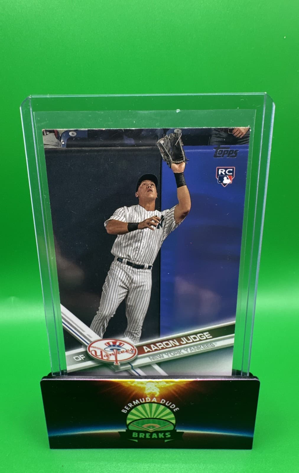 Aaron Judge Fielding 2017 Topps