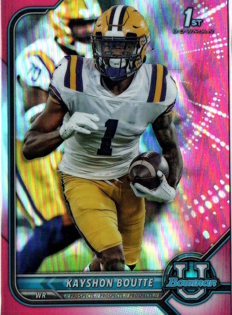 University Pink Kayshon 2022 Bowman Chrome 2022 Bowman Chrome
