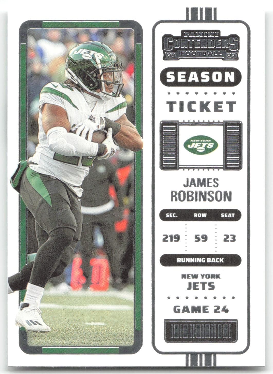 James Robinson New 2022 Panini Contenders 2022 Panini Contenders