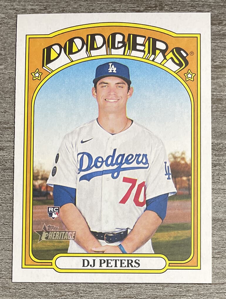 Peters High Number 2021 Topps Heritage 2021 Topps Heritage