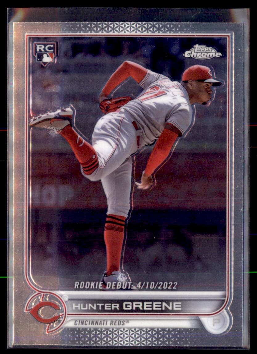 Hunter Greene Reds 2022 Topps Chrome 2022 Topps Chrome
