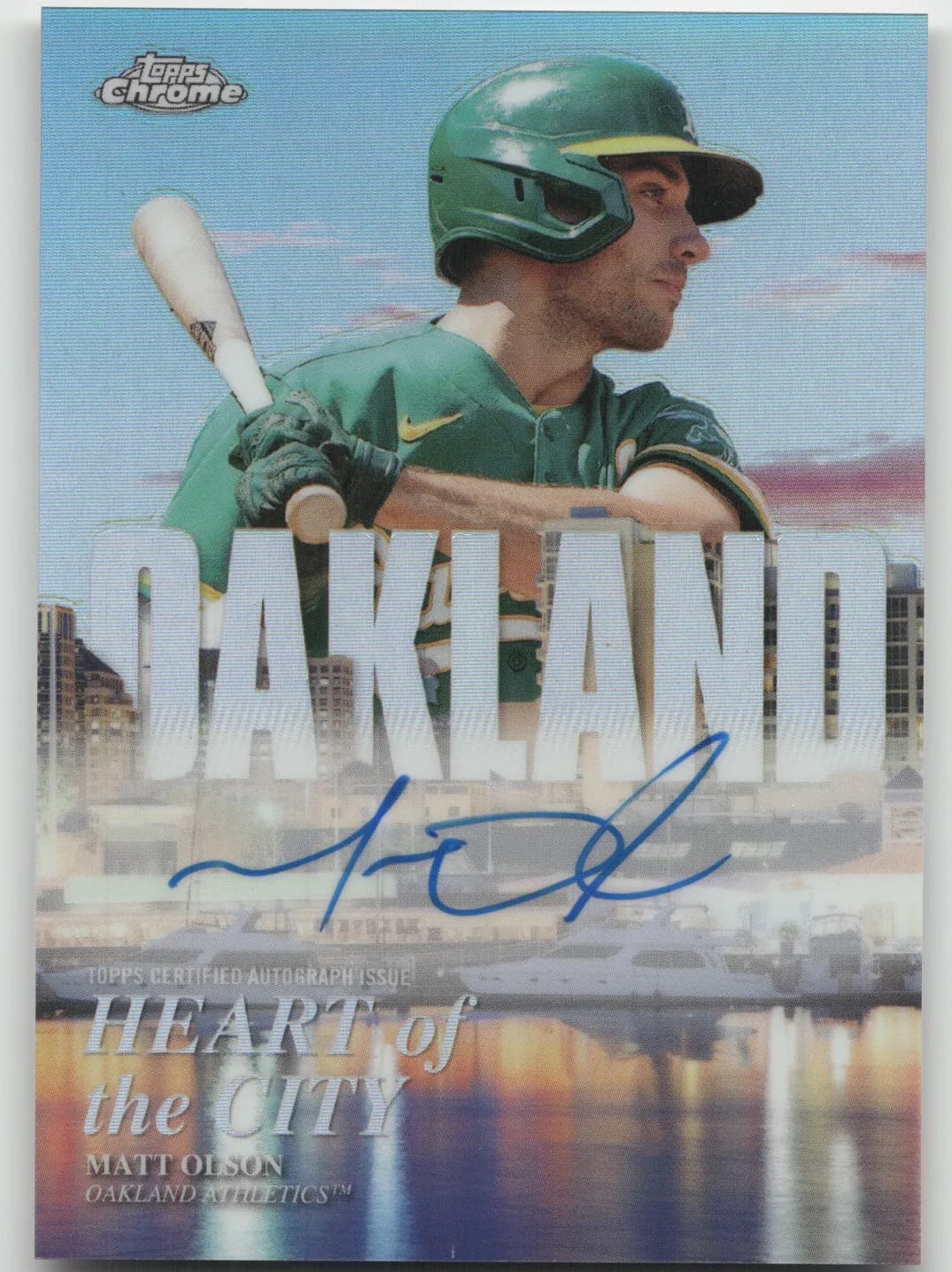 City Matt Olson 2022 Topps Chrome 2022 Topps Chrome