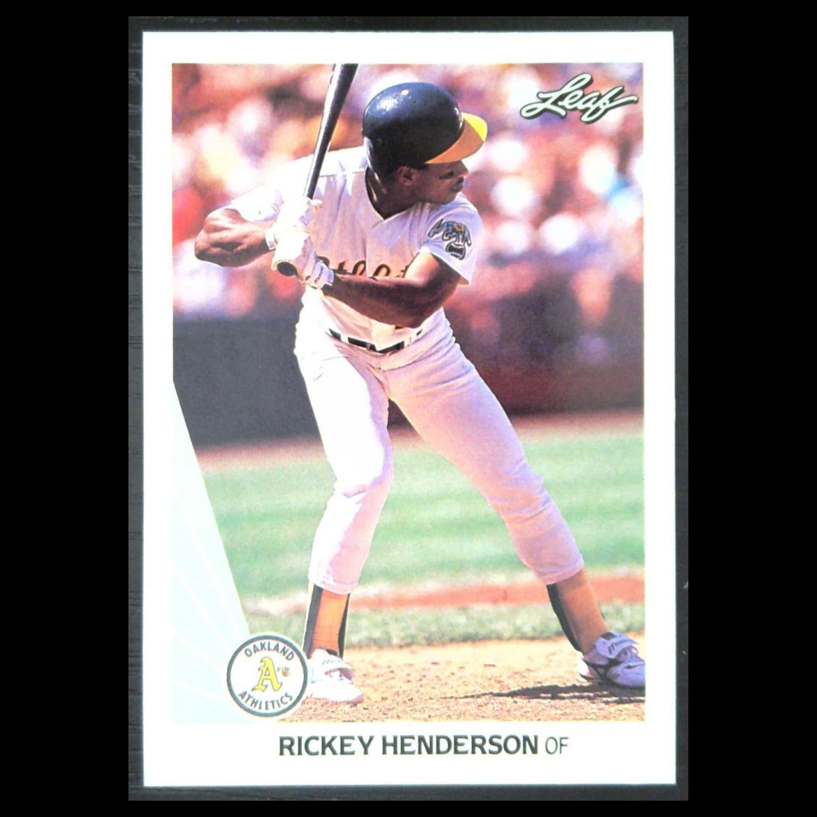 Rickey Henderson Oakland 1990 Leaf