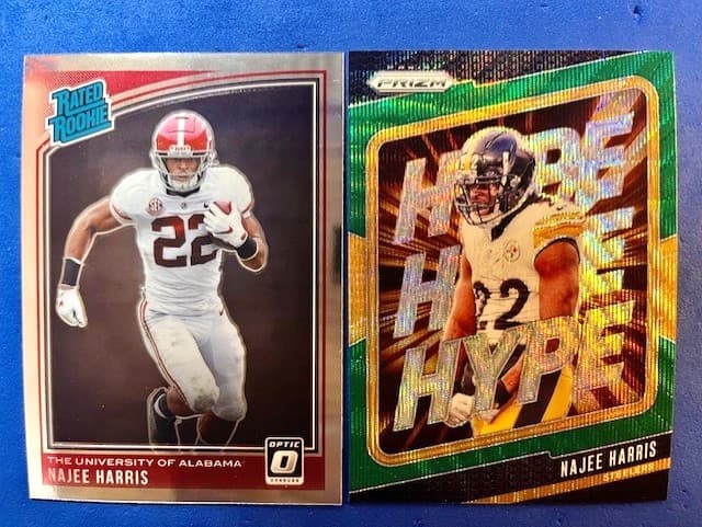 Najee Harris Chronicles 2021 Panini 2021 Panini green-wave