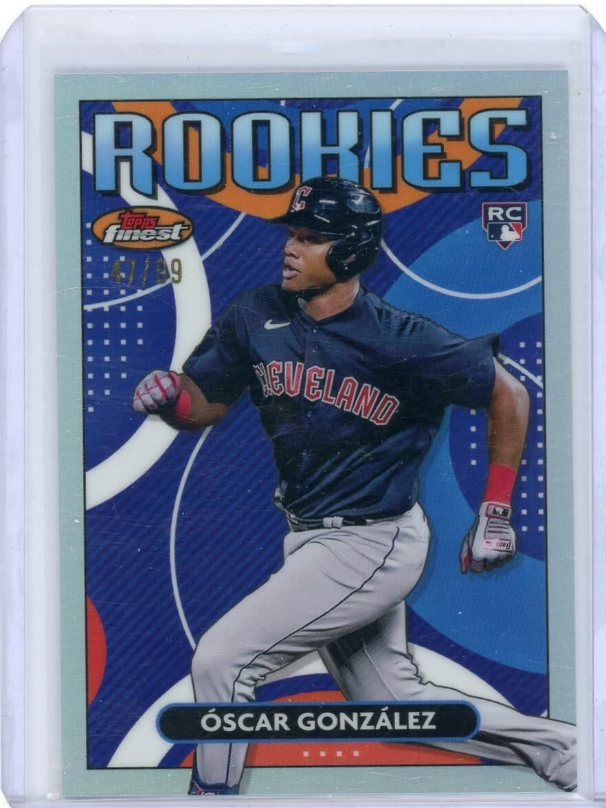 Oscar Gonzalez Finest 2023 Topps Finest