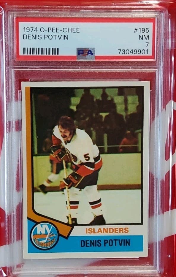 Denis Potvin trading card