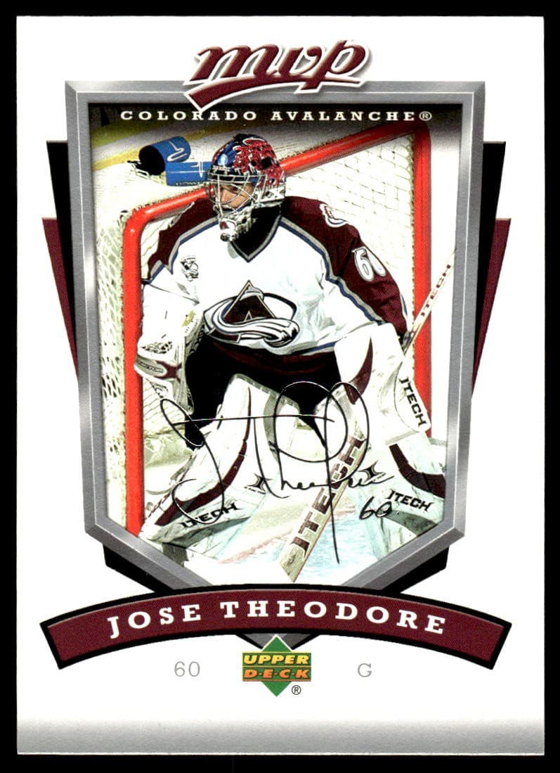 Jose Theodore Colorado 2006 Upper Deck 2006 Upper Deck