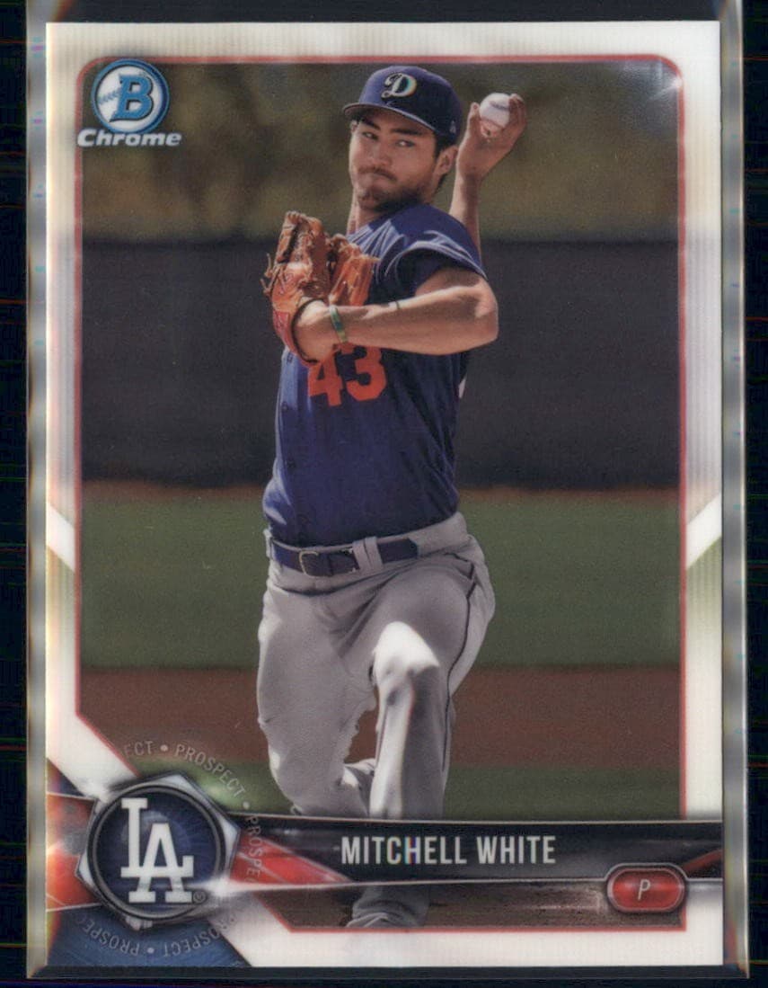 Prospects Mitchell White 2018 Bowman Chrome 2018 Bowman Chrome
