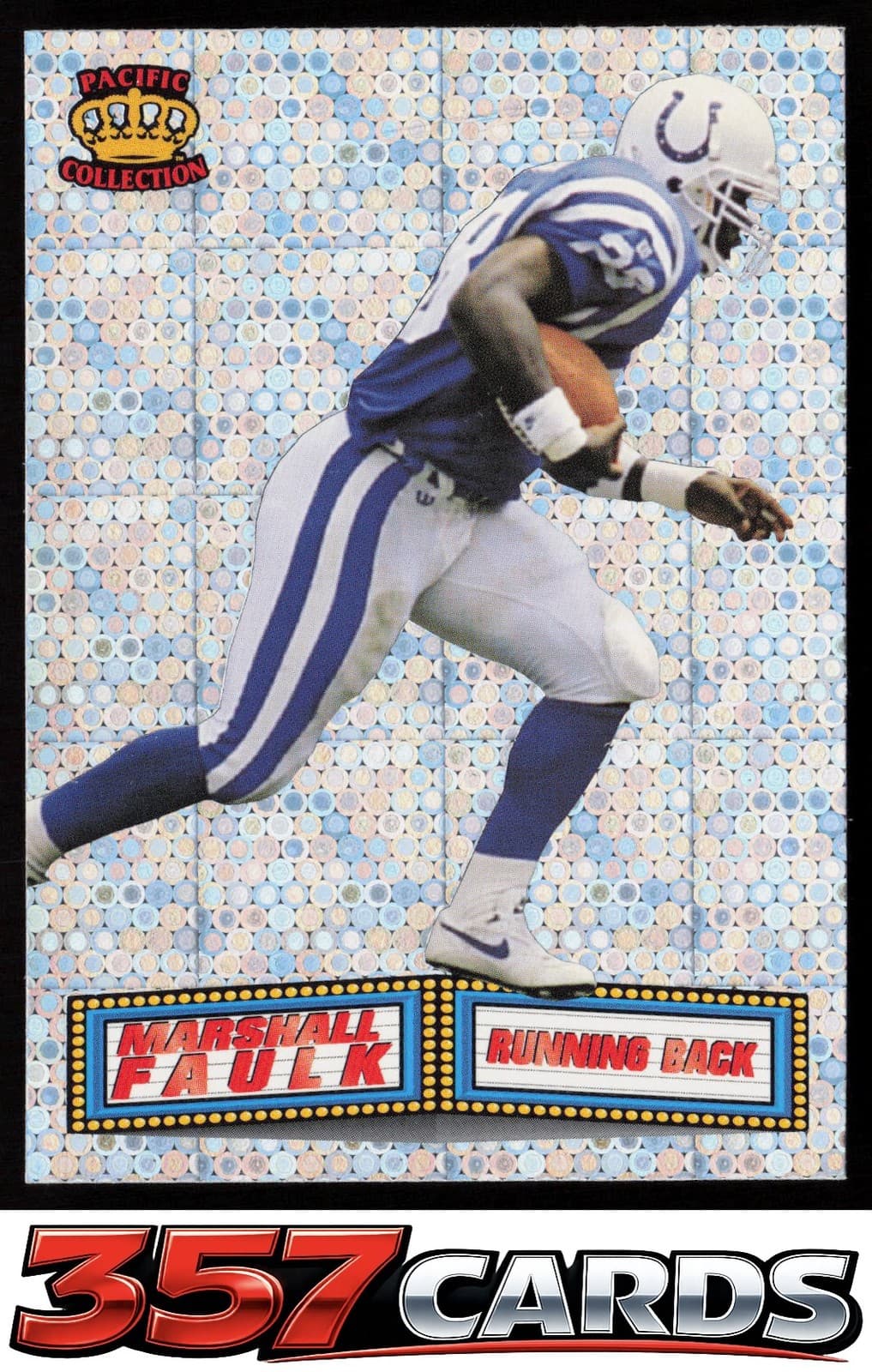 Football Marshall Faulk 1994 Pacific 1994 Pacific