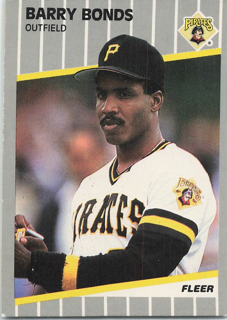 Barry Bonds 1989 Fleer