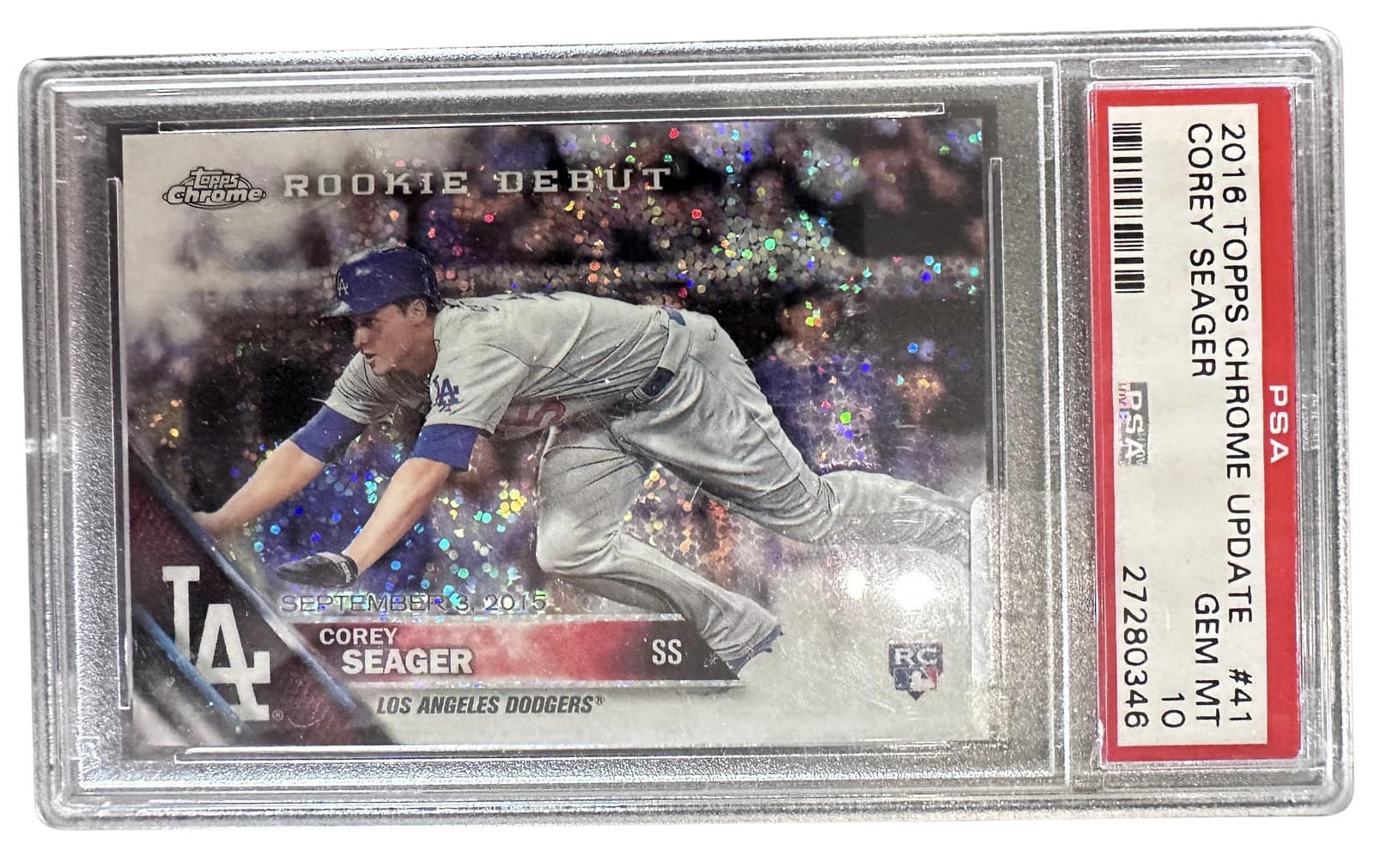 Update Corey Seager 2016 Topps Chrome