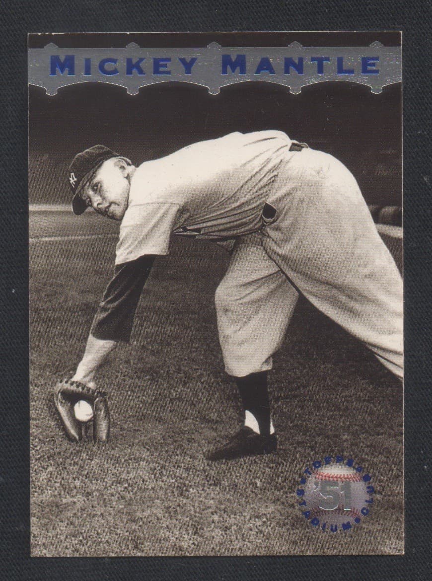 Mickey Mantle New 1996 Topps Stadium Club