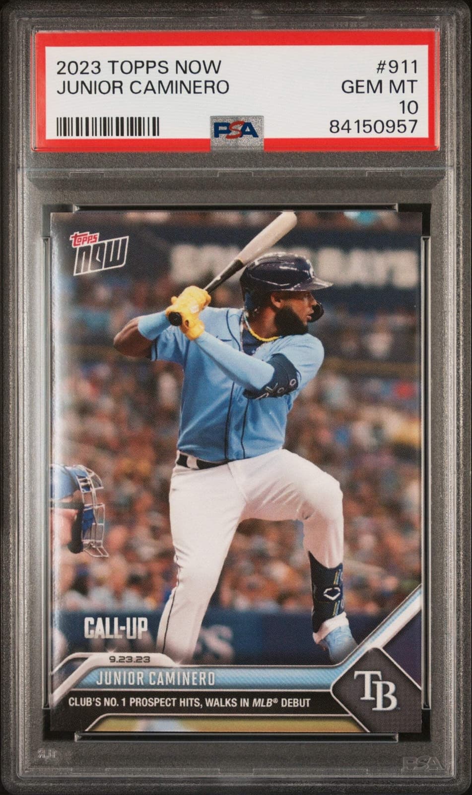 Now Junior Caminero 2023 Topps 2023 Topps