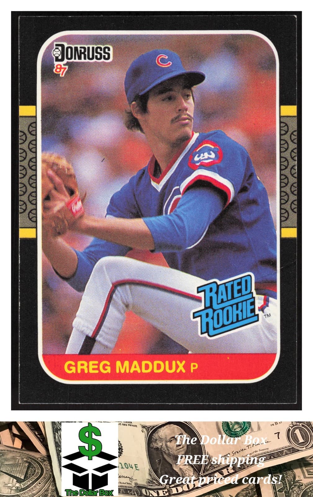 Greg Maddux 1987 Donruss