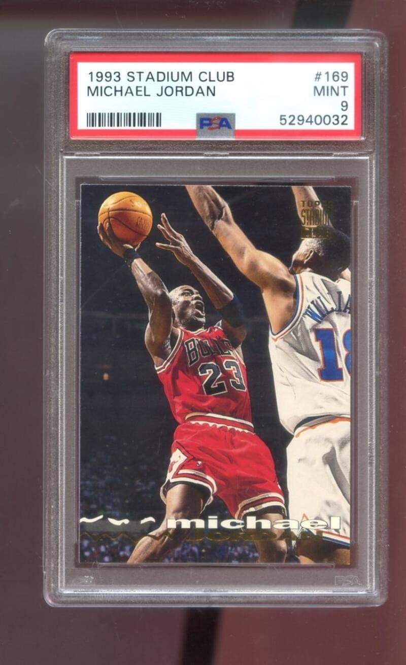 Michael Jordan Basketball 1993 Topps Stadium Club