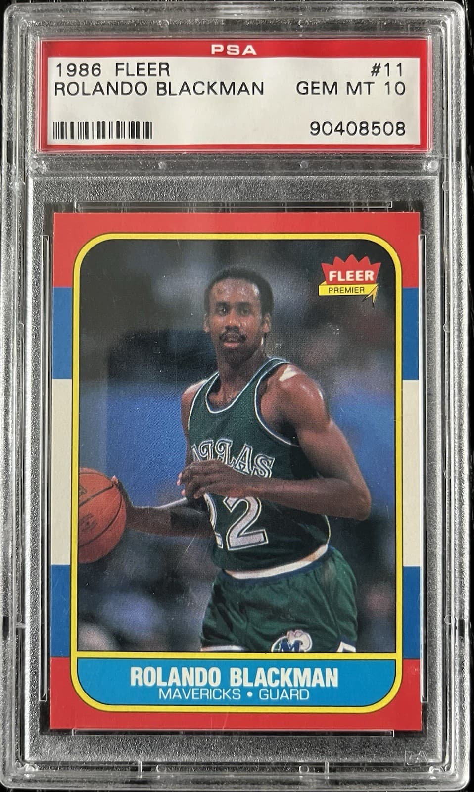 Basketball Rolando Blackman 1986 Fleer 1986 Fleer