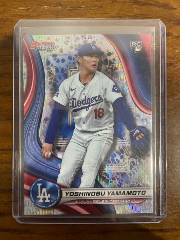 Yoshinobu Yamamoto 2024 bowman Bowman's Best