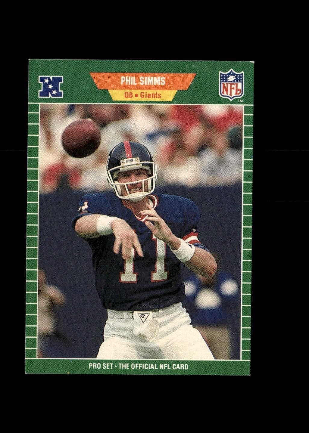Phil Simms Football 1989 Pro Set
