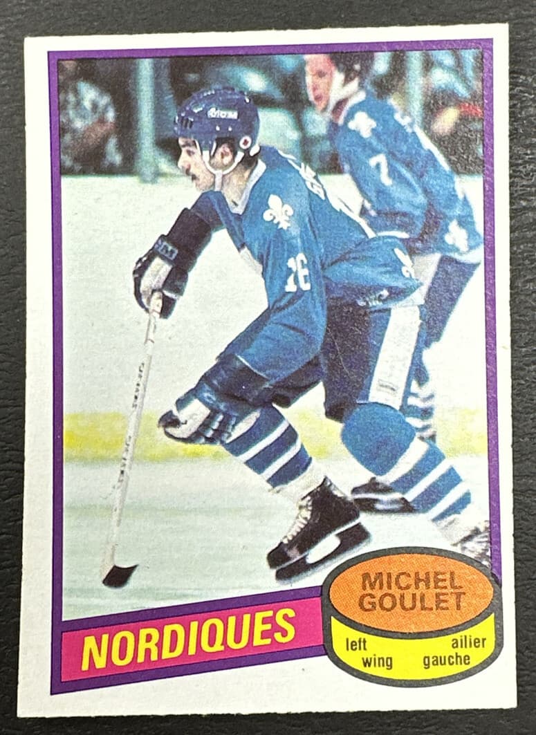 Michel Goulet trading card