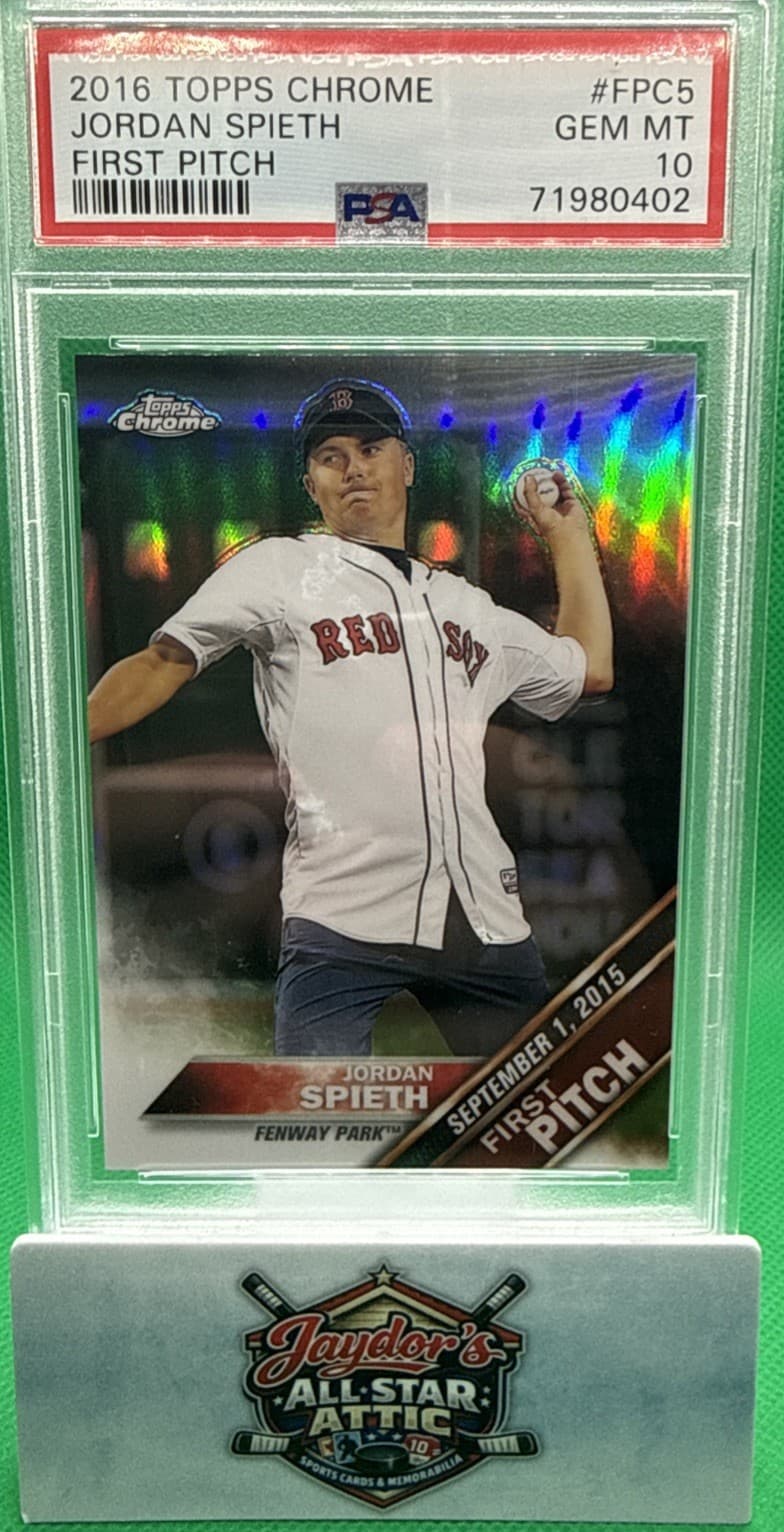 Jordan Spieth First 2016 Topps Chrome 2016 Topps Chrome