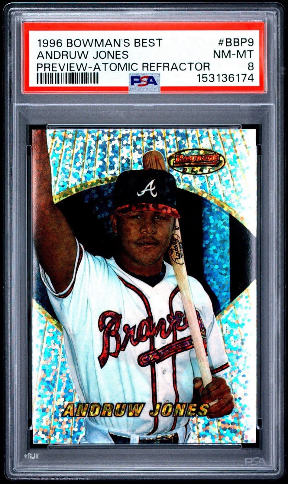 'S BEST PREVIEW ATOMIC ANDRUW 1996 Bowman 1996 Bowman refractor