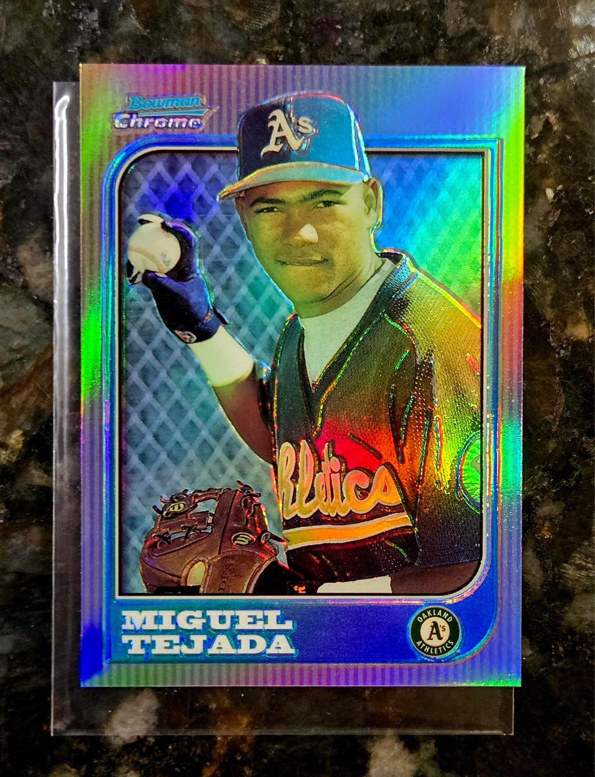 Miguel Tejada 1997 Bowman Chrome 1997 Bowman Chrome refractor