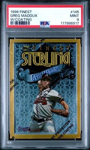 Coating Braves 1996 Topps Finest