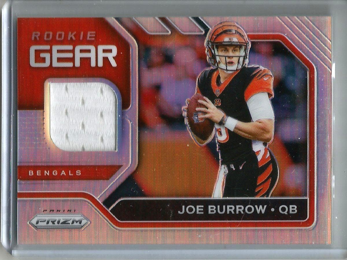 Joe Burrow Gear 2020 Panini Prizm 2020 Panini Prizm