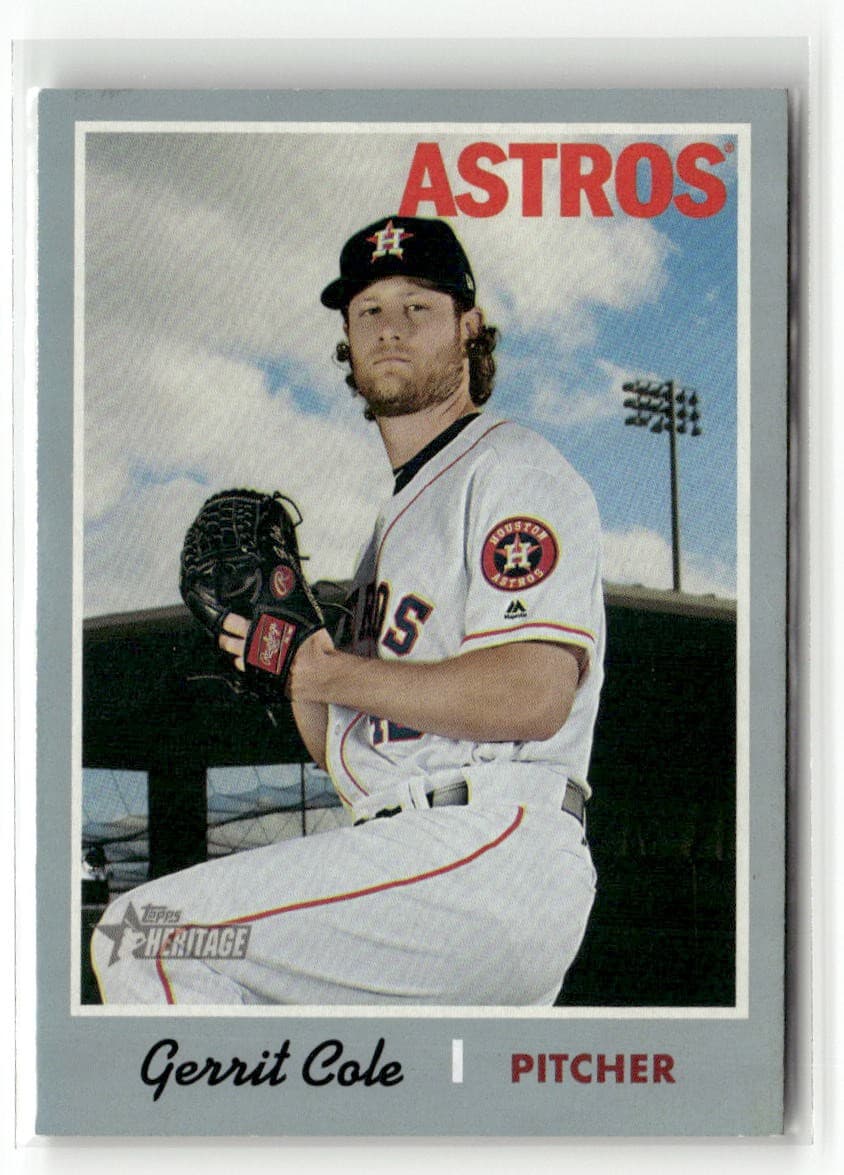 Gerrit Cole Silver 2019 Topps Heritage 2019 Topps Heritage