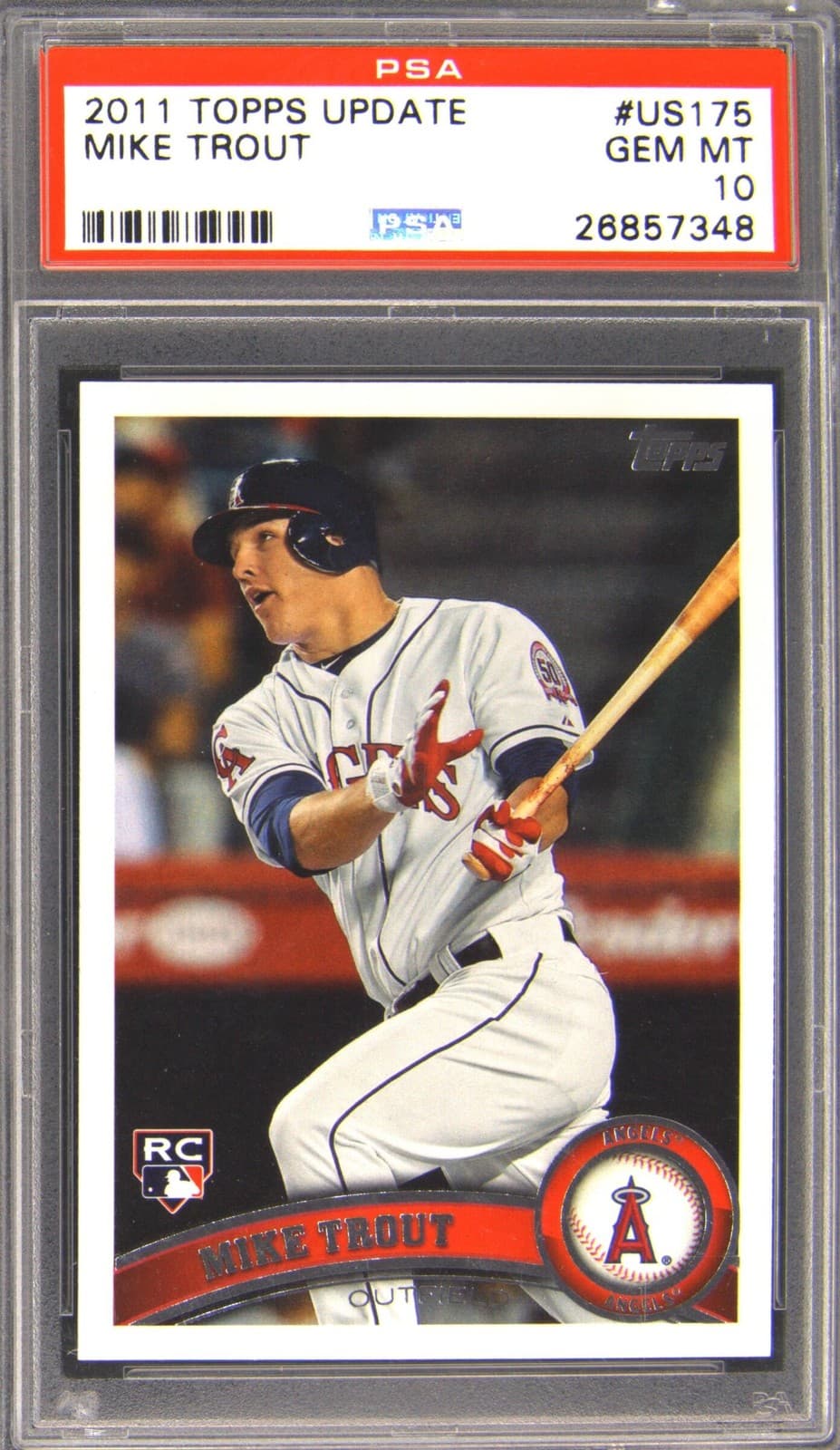 MIKE TROUT 2011 Topps Update