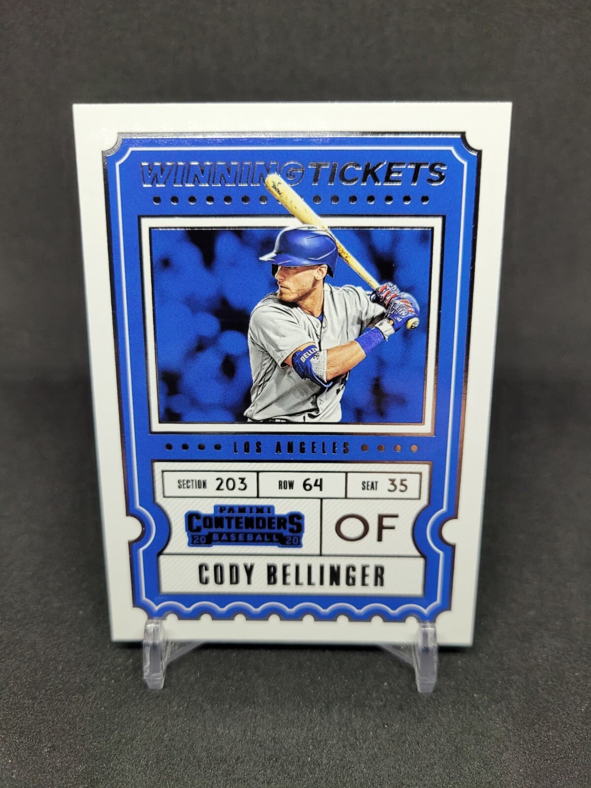 Cody Bellinger Baseball 2020 Panini Contenders 2020 Panini Contenders