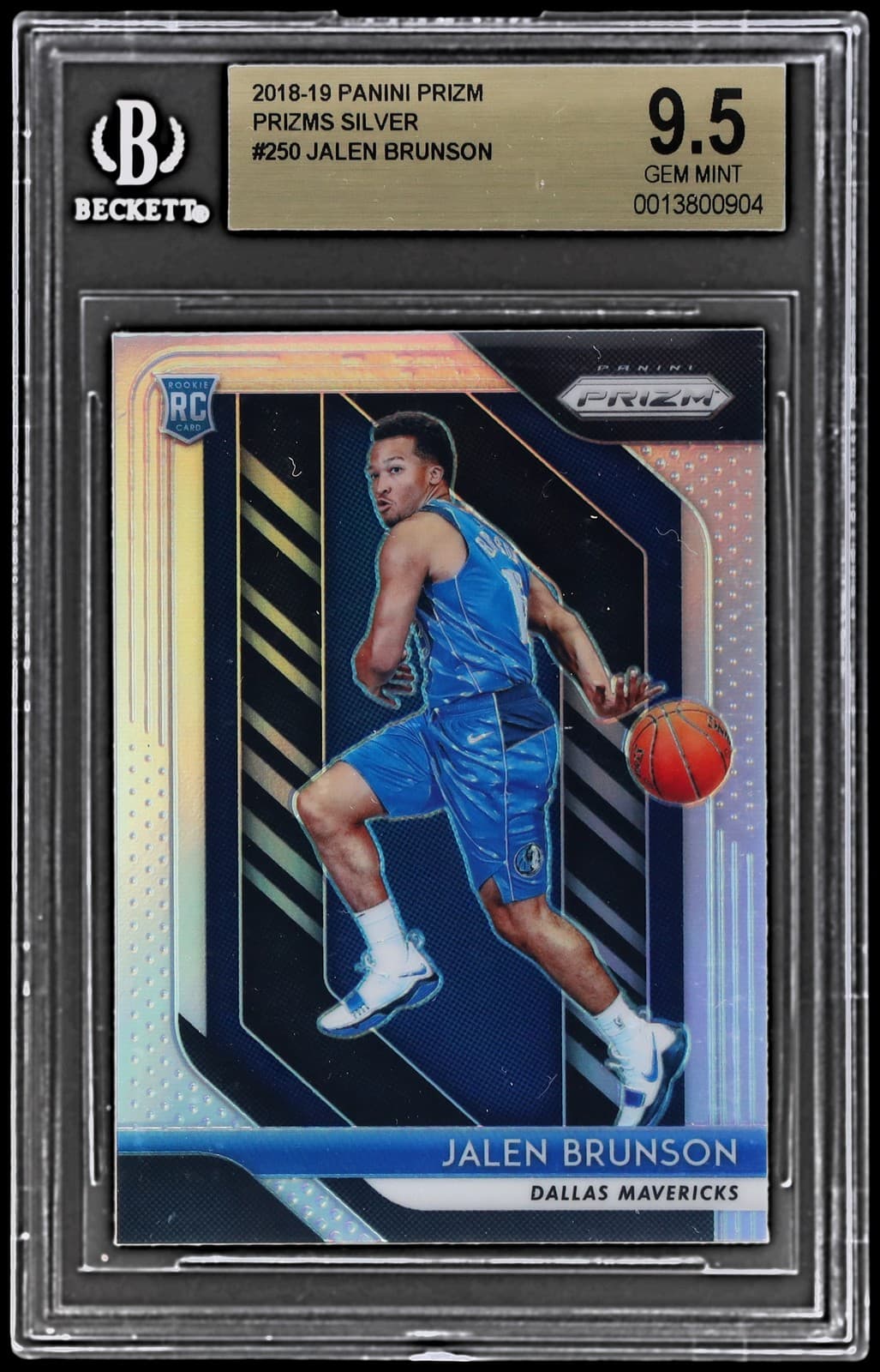 Jalen Brunson Silver 2018 Panini Prizm