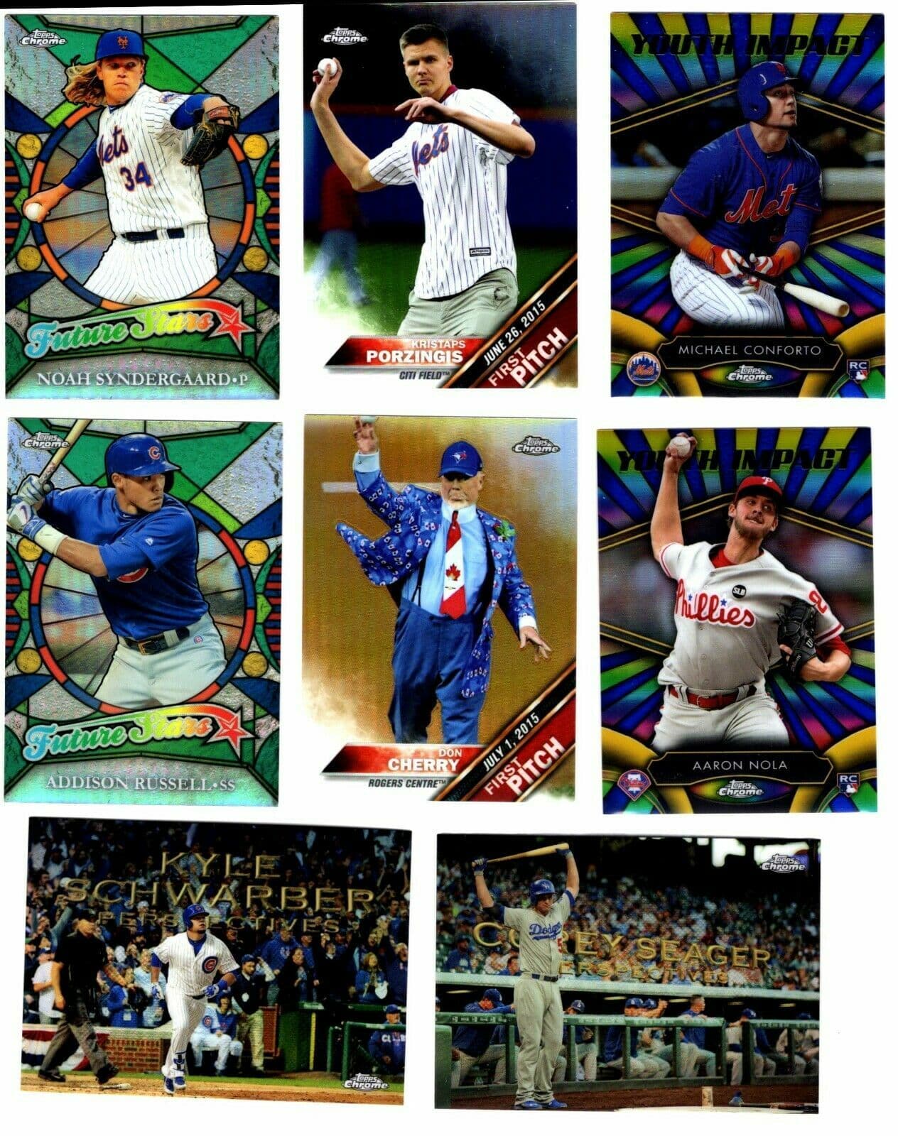 INSERTS - 'S, STARS,CELEBS - A 2016 Topps Chrome 2016 Topps Chrome