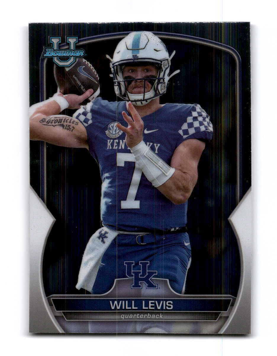University Will Levis 2022 Bowman Chrome 2022 Bowman Chrome